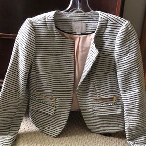 Off white and black striped jacket